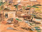 Guipuscoa by Gen Paul, Aquarelle et encre, sold Apr 2026