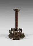 Lampe, «Ronde de nuit by Hubert Le Gall, 2005, Épreuve en bronze à patine brun foncé, fonte d'édition moderne, sold Apr 2026