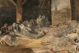 Les blessés de guerre by Nicolas Toussaint Charlet, Aquarelle, sold Mar 2026