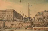 Une fête au Louvre sous l'Empire le 18 brumaire de l'An X pour l'avènement de la paix by Pierre-Antoine Demachy, Aquarelle, sold Mar 2026