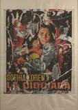 Sophia Loren, la Ciociara. Impression offset , lithographie en couleurs, fragments lacérés by Rotella, Affiche signée en bas à droite et numérotée, sold Feb 2026
