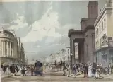 Regent Street, en direction du Quadrant by Thomas Shotter Boys, 1842, Lithographie en couleurs, sold Feb 2026