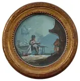 L'alchimiste by Louis Albert Guislain Bacler d'Albe, Gouache sur papier de format tondo, sold Feb 2026