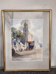 Rue orientaliste animée by Marcel Blairat, Aquarelle, sold Jun 2026