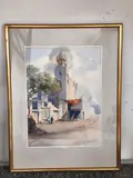 Rue orientaliste animée by Marcel Blairat, Aquarelle, sold Jun 2026