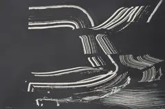 Farandole, suite B, planche XIV by Hans Hartung, 1970, Lithographie en couleurs sur papier, sold Nov 2025