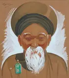 Peintre de la Marine. Portrait de mandarin by Henri Gervèse, Aquarelle et gouache sur papier encadrée, sold Sep 2025