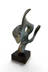 Forme libre by Vincent Beaufils-Hourdigas, Bronze, patine verte nuancée Ed, sold Jul 2026