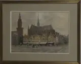 Vue d’une ville du nord by Gaston Fraipont, Aquarelle, sold Jul 2026