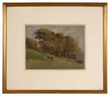 La prairie by Pierre Ernest Prins, Pastel Signé en bas à gauche, sold Jul 2026