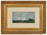 Eclaircie sur la plaine by Camille Flers, Pastel sur carton Signé en bas à gauche, sold Jul 2026