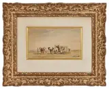 La fenaison by Jules Jacques Veyrassat, Aquarelle Signé en bas à droite, sold Jul 2026