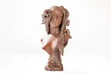 Les Nénuphars by George Charles Coudray, Épreuve en terre cuite figurant un buste féminin Signé sur la base à droite H_59 cm L_35 c, sold May 2025