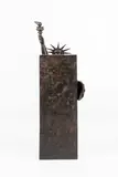 Statue de la liberté by Sacha Sosno, Bronze H_57 cm H_19 cm L_15 cm, sold May 2025