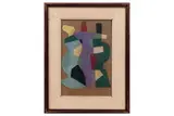 Formes géométriques abstraites by Maria Jarema, Gouache et crayon sur papier, sold May 2025
