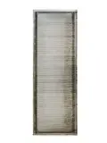 Sans titre by Jean Prouvé, Panneau de façade rectangulaire en bois recouvert d'une tôle d'aluminium gaufré, sold Mar 2025