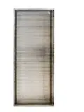 Sans titre by Jean Prouvé, Panneau de façade rectangulaire en bois recouvert d'une tôle d'aluminium gaufré, sold Mar 2025