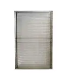 Sans titre by Jean Prouvé, Panneau de façade rectangulaire en bois recouvert d'une tôle d'aluminium gaufré, sold Mar 2025