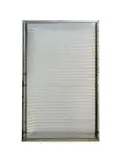 Sans titre by Jean Prouvé, Panneau de façade rectangulaire en bois recouvert d'une tôle d'aluminium gaufré, sold Mar 2025