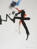 Composition by François Mirante, 1989, Aquarelle et encre sur papier Signée et datée, sold Mar 2025
