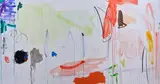 Sort Cuts No. 18 by Andreas Breunig, 2021, Acrylique, huile, graphite et fusain sur toile H_120 cm L_230 cm, sold Mar 2025