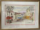 Vue de Montmartre by Jean Théobald Jacus, Aquarelle et encre sur papier, sold Nov 2025