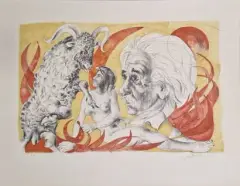 Le bélier by Hans Erni, Lithographie en couleurs, EA, Pierre de Tartas éditeur Paris, sold Jul 2026