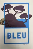 Bleu by Claude Gilli, Lithographie, feutre, crayon de couleurs Numérotée, sold Jun 2025