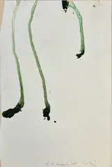 Sans titre, escargots by Claude Gilli, 1985, Aquarelle sur papier Signé, sold Jun 2025