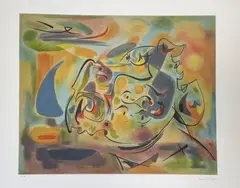 Odalisques by André Masson, Lithographie Epreuve d'Artiste, sold Mar 2025