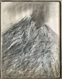 Cratères, triptyque by Monique Kissel, 1985, Crayon et fusain sur papier, sold Sep 2024