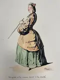 Suite de trois caricatures by Pierre Letuaire, Encre, crayon et aquarelle Signés, sold Apr 2024