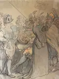 Sans titre by Thomas Rowlandson, 1812, Encre et aquarelle Signé et daté, sold Apr 2024