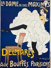 LA DAME DE CHEZ MAXIM’S by Daniel de Losques, Affiche, sold Apr 2024
