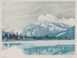 Rundle by Walter J. Phillips, colour woodcut on paper, sold Jan 2026