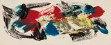 Abstract by Jock Macdonald, 1957, oil on paper, sold Jan 2026