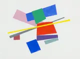 APC-92-6 by William Perehudoff, 1992, acrylic on paper, sold Jan 2026