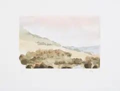 Wensleydale from Moorcock by Hm King Charles, colour lithograph on paper, sold Jan 2026