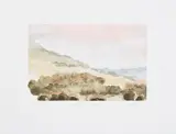 Wensleydale from Moorcock by Hm King Charles III, colour lithograph on paper, sold Jan 2026