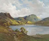 October Morning - Ullswater from Gowbarrow by Alfred Fontville de Breanski, oil on canvas, sold Jan 2026