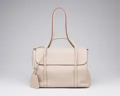A PARCHEMIN CLÈMENCE LEATHER INITIALE 33 WITH PALLADIUM HARDWARE by Hermès, A PARCHEMIN CLÈMENCE LEATHER INITIALE 33 WITH PALLADIUM HARDWARE, sold Jan 2026