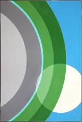 Untitled (#0047) by unknown Artist, 1971, acrylic on canvas, sold Jul 2026