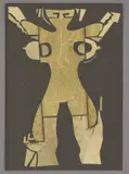 Ohne Titel (Venus) by Al Hansen, 1982, Stanniol auf schwarzem Papier, sold Oct 2023