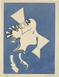 Aus: „Si je mourais là-bas by Georges Braque, 1964, Farbholzschnitt auf Velin, sold Jun 2024