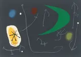 Aus: „Le Lézard aux plumes d'or XIII by Joan Miró, 1971, Farblithografie auf Japan-Bütten, sold Jan 2025