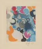Ohne Titel by Ernst Wilhelm Nay, 1959, Farbaquatinta auf Velin, sold Feb 2025