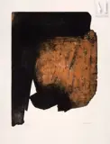 Eau-forte XIV by Pierre Soulages, 1961, Eau-forte sur vélin d'Arches, épreuve, sold Mar 2017