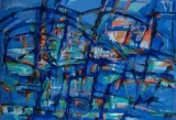 Composition by Honoré Marius Bérard, Huile sur toile d'origine, sold Sep 2016