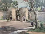 Boulogne sur Mer by Henri Bouvrie, Aquarelle sur papier, sold Sep 2016