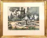 Le Pigonnet by Henri Bouvrie, Aquarelle sur papier, sold Sep 2016
